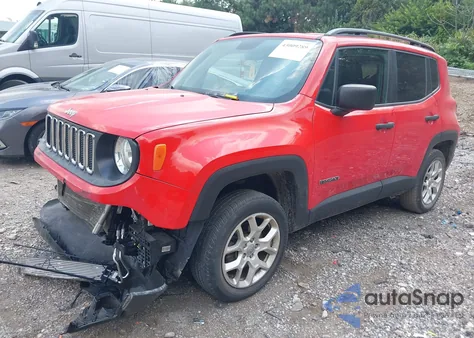 2018 Jeep Renegade Sport 4X4 из США, поврежденный, VIN ZACCJBAB8JPJ16951